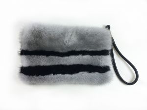 Phone case from mink fur