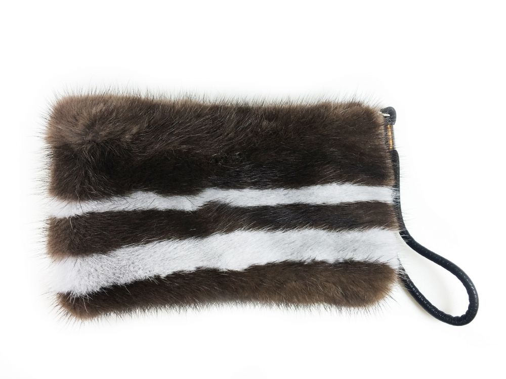 Louis Vuitton Mink Fur Shoulder Bag in Brown | Lyst