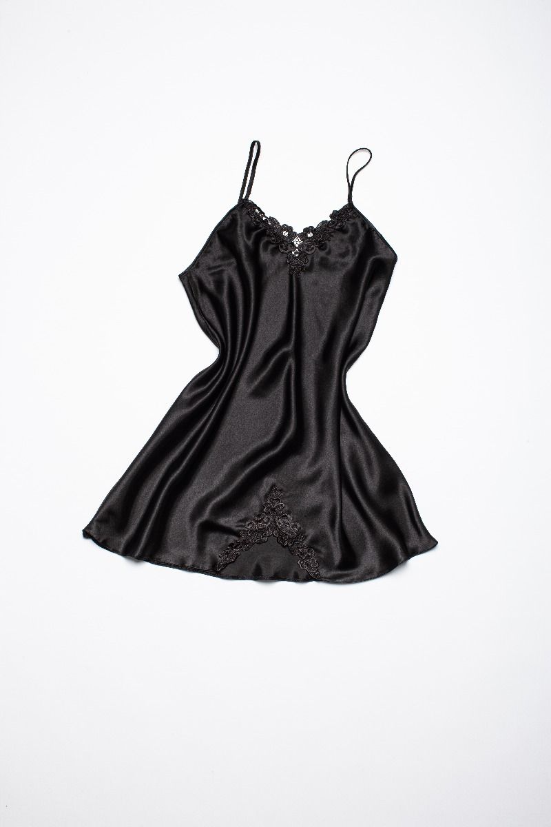 Buy Honeymoon special Nightwear Black Sexy Night Gown Online| Kamuklife