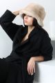 Mink fur hat “Panama”  in Palomino