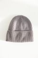 100% merino wool hat with flap for a man (cappuchino)