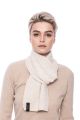 Cashmere and wool scarf beige 