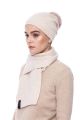 Knitted beige  cashmere and wool set