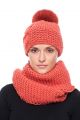 Wool hood/snood (orange)